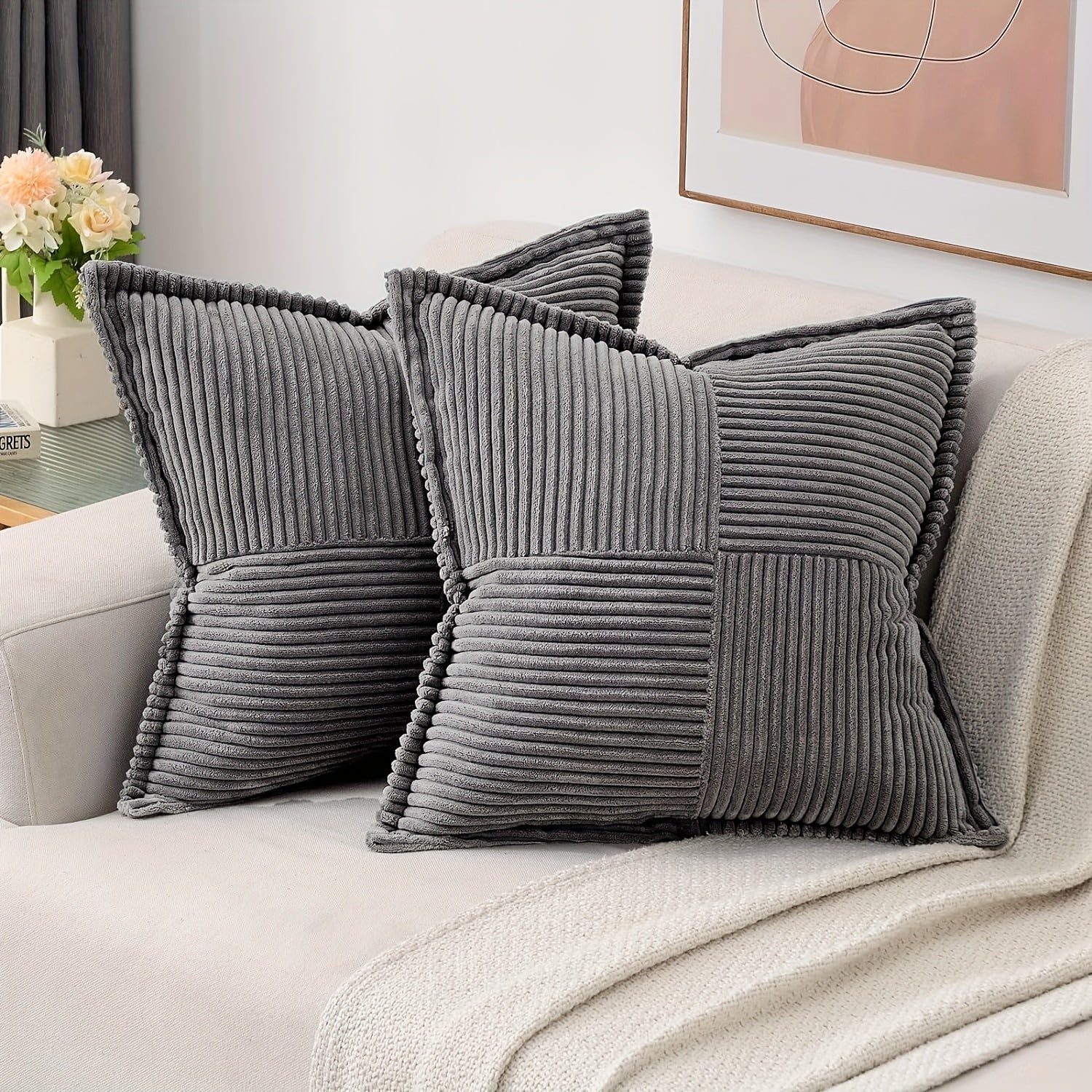 CozyNest - Housse de Coussin Élégante pour Canapé et Chambre