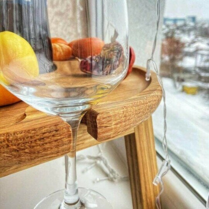WineNest - Table de pique-nique pliable élégante pour le vin