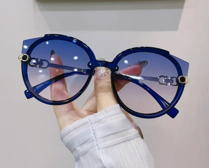 Patty Eyewear - Lunettes de Soleil Rondes Rétro Vintage