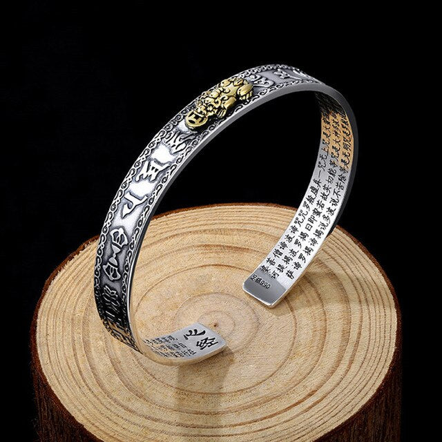 Bracelet Pixiu Argent - Richesse et Feng Shui