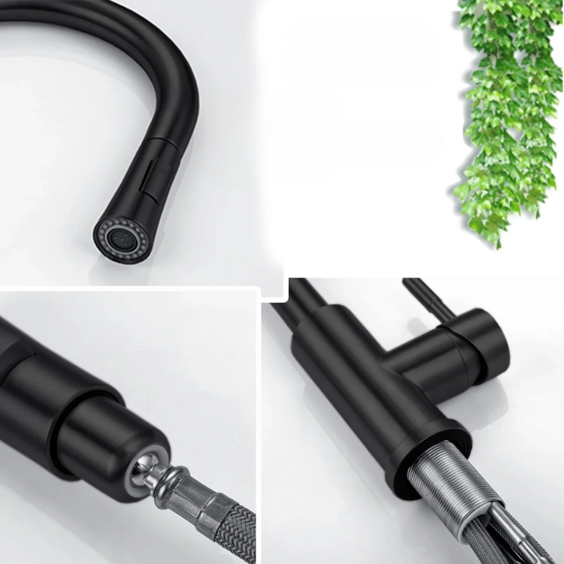 SmartNickelFlow - Robinet de Cuisine Intelligent avec Capteur de Mouvement