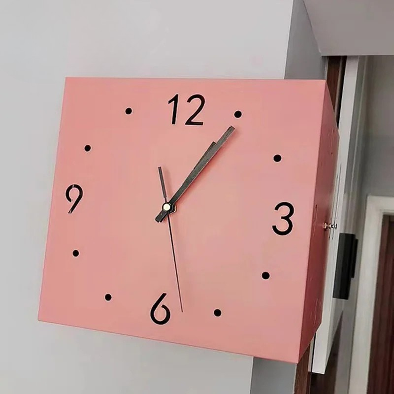 DualEdge Clock - Horloge murale elegante a mecanisme silencieux