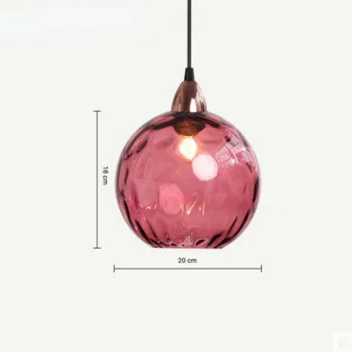 LumiSphere Pendant Light – Suspension Boule Verre