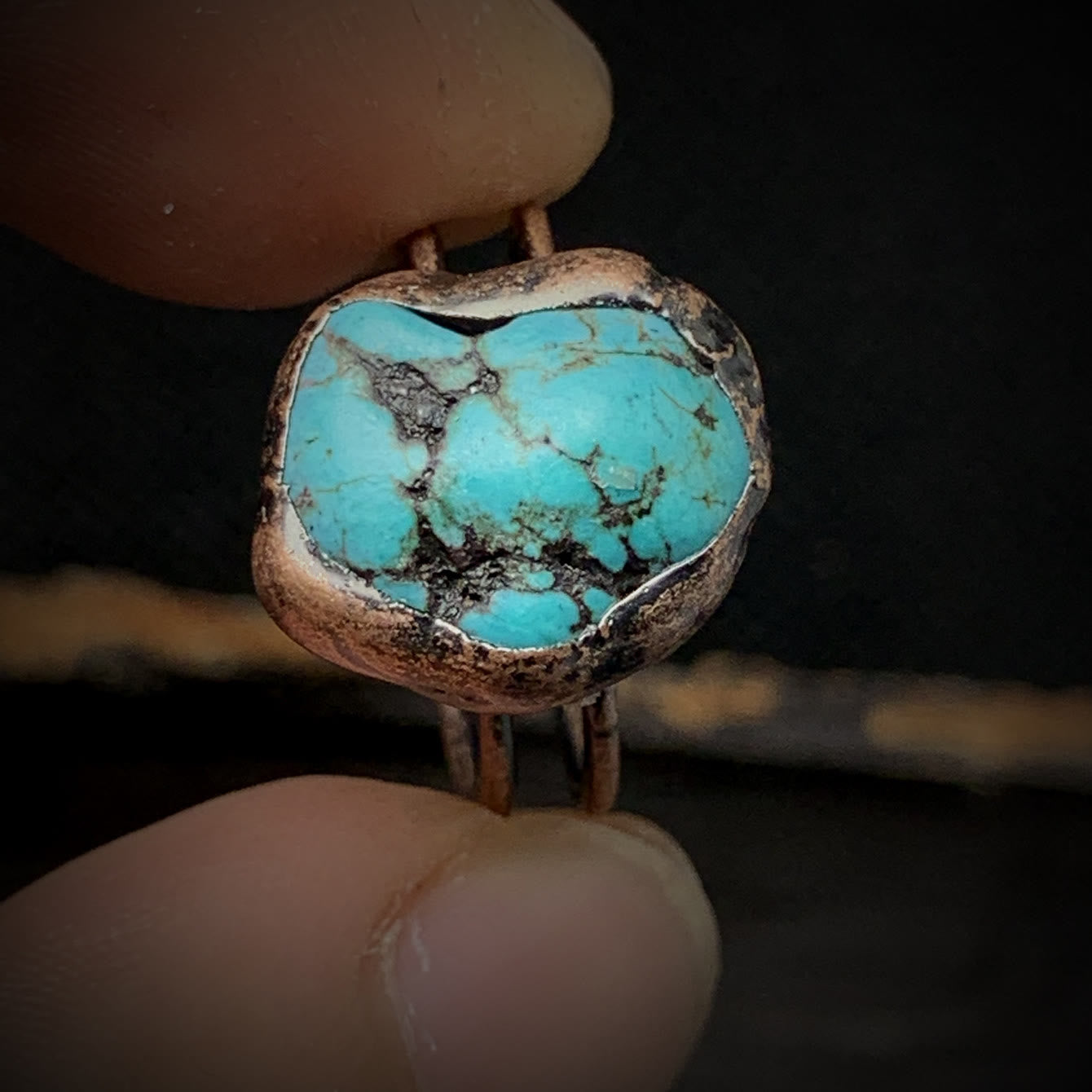 Selina - Bague pierre de naissance naturelle brute réglable
