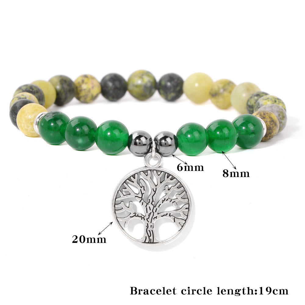 Mila - Bracelet cristal naturel arbre de vie