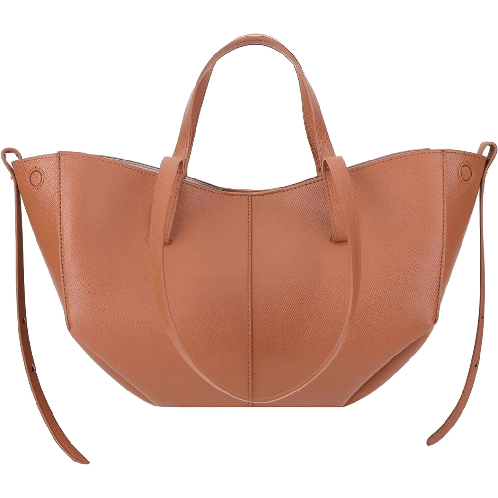 LeatherLux Crossbody Bag - Sac Cuir Stylé Poignées