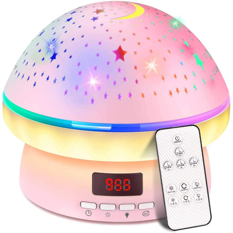 StarGlow Nightlight – Projecteur Étoiles Magique Timer