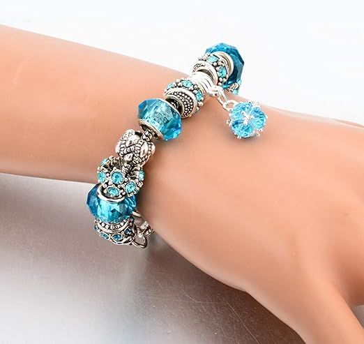 Ocean Charm - Bracelet à breloques marines argentées