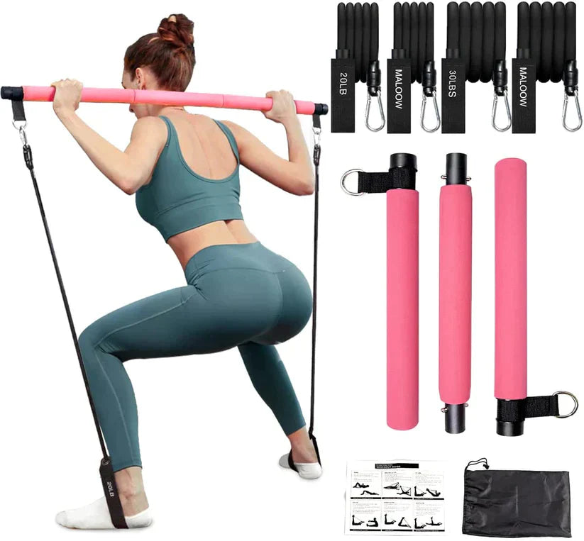 PilatesCore – Set Barre Pilates Complète Maison