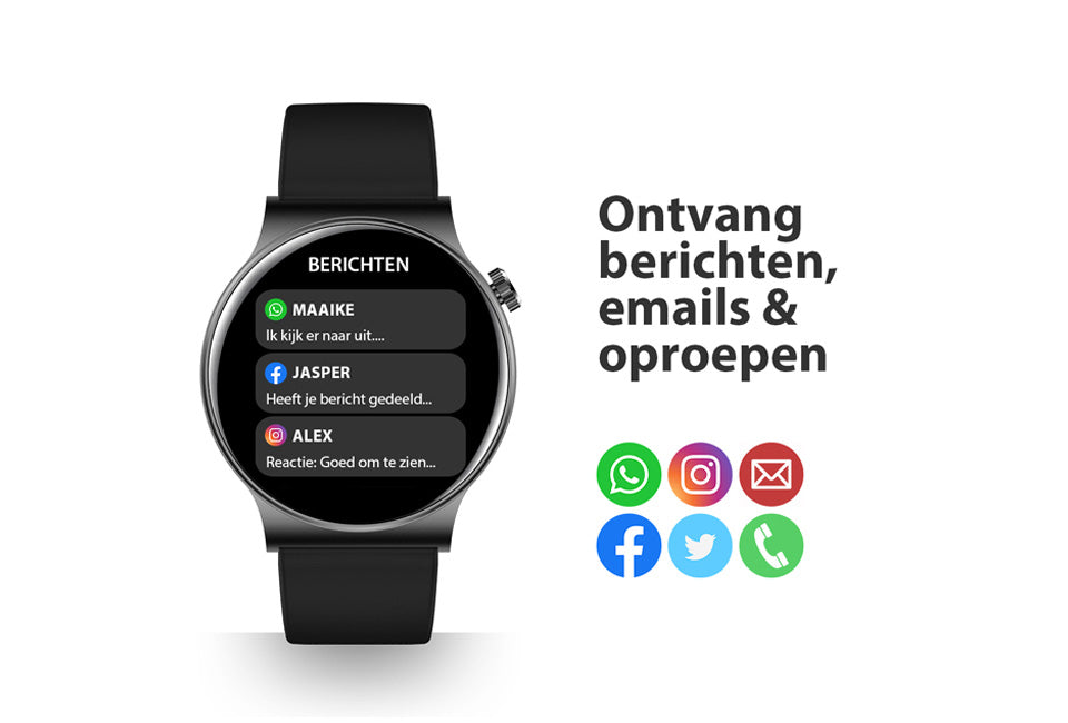 SmartFit Watch - Tracker Santé Multifonction Stylé