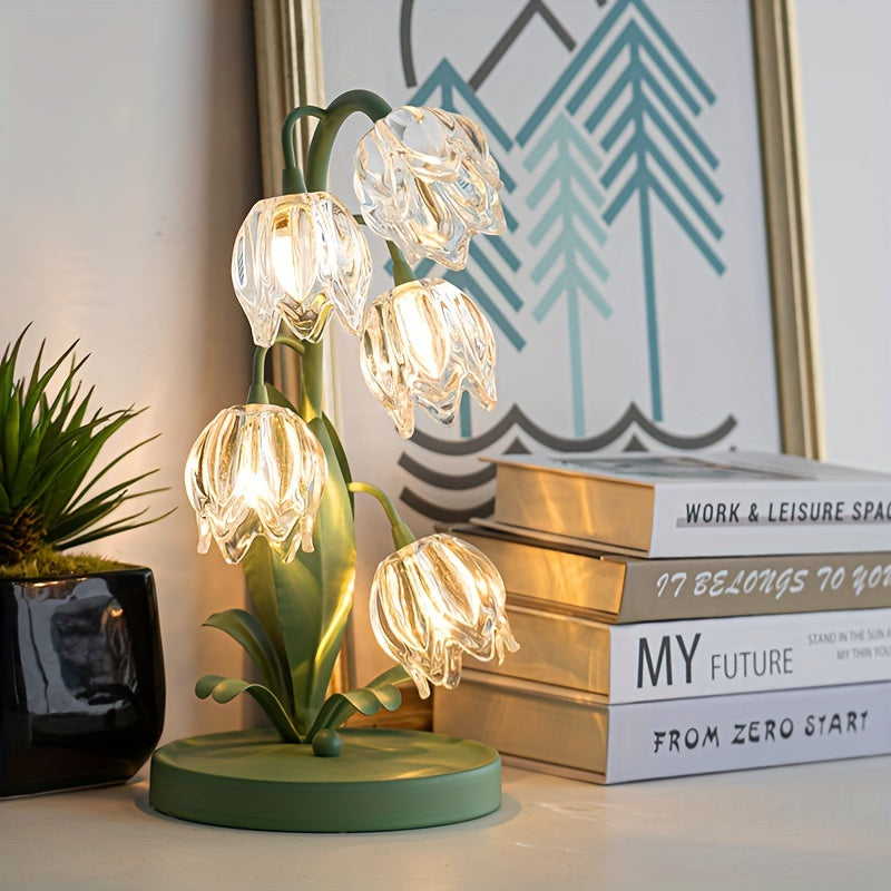 BellBloom - Lampe de table LED en forme de fleur