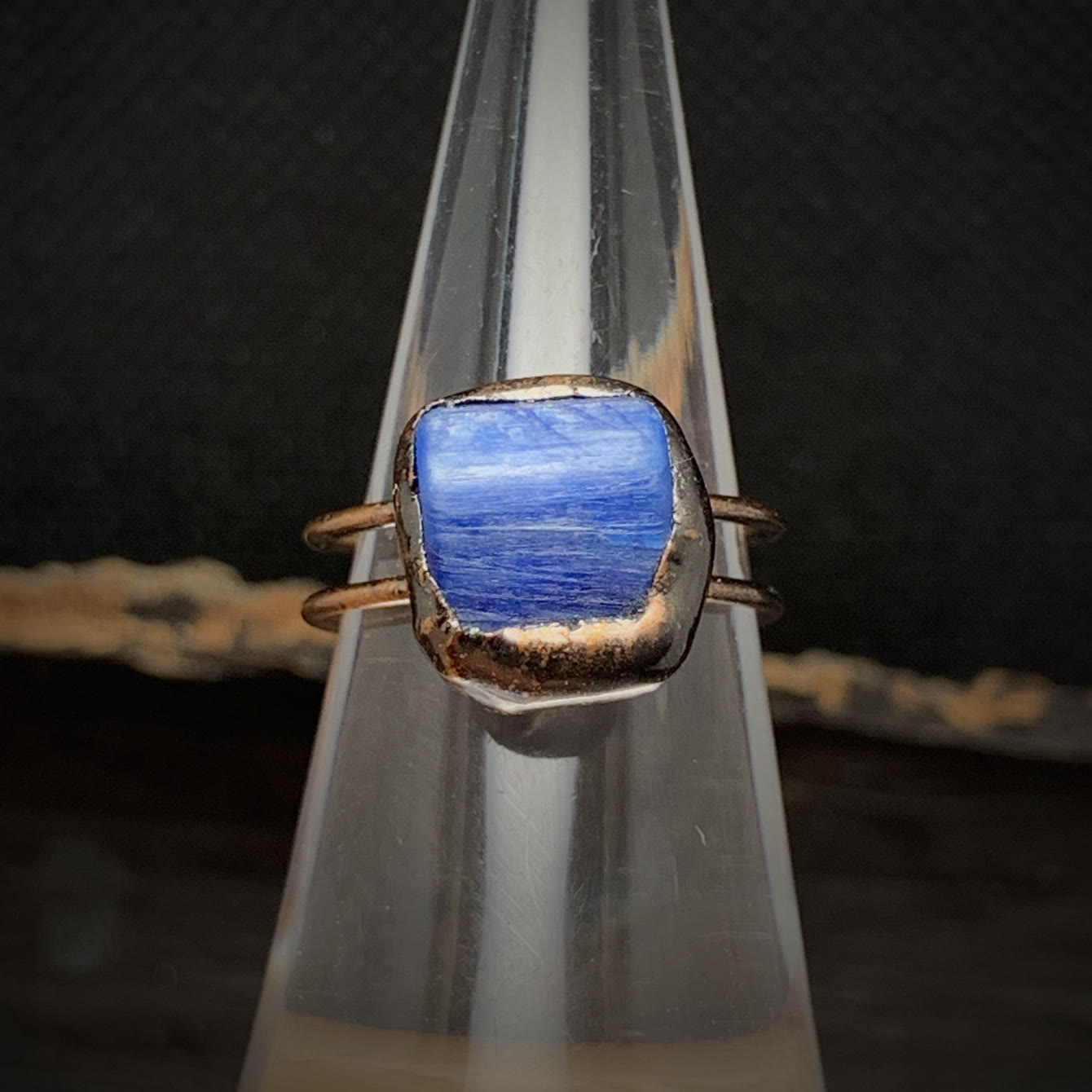 Selina - Bague pierre de naissance naturelle brute réglable