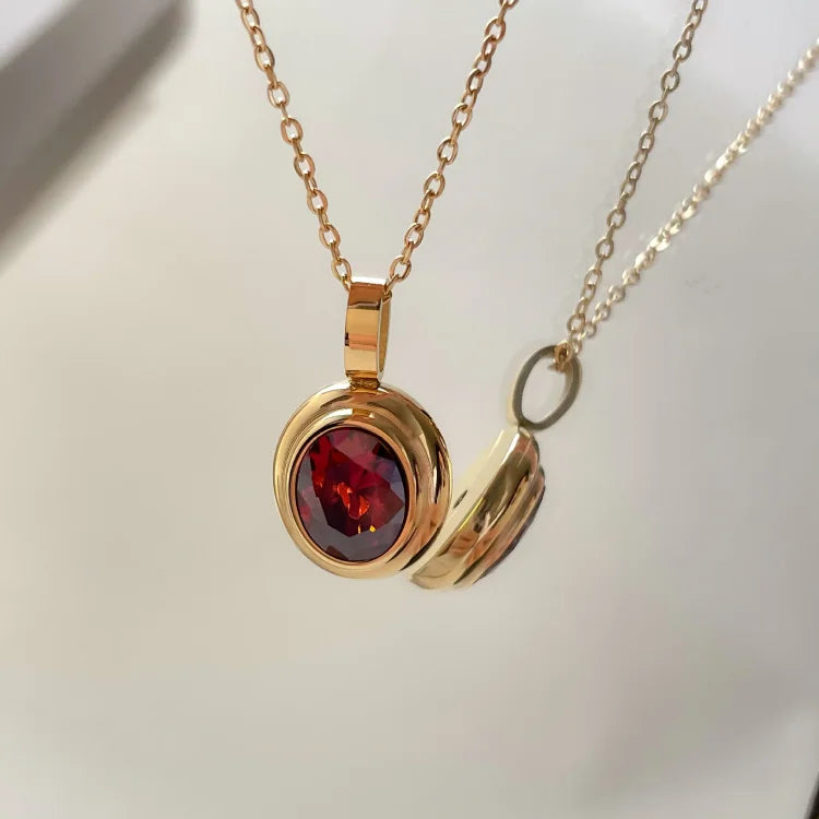 Celeste - Collier en pierre précieuse vintage, 4 variantes