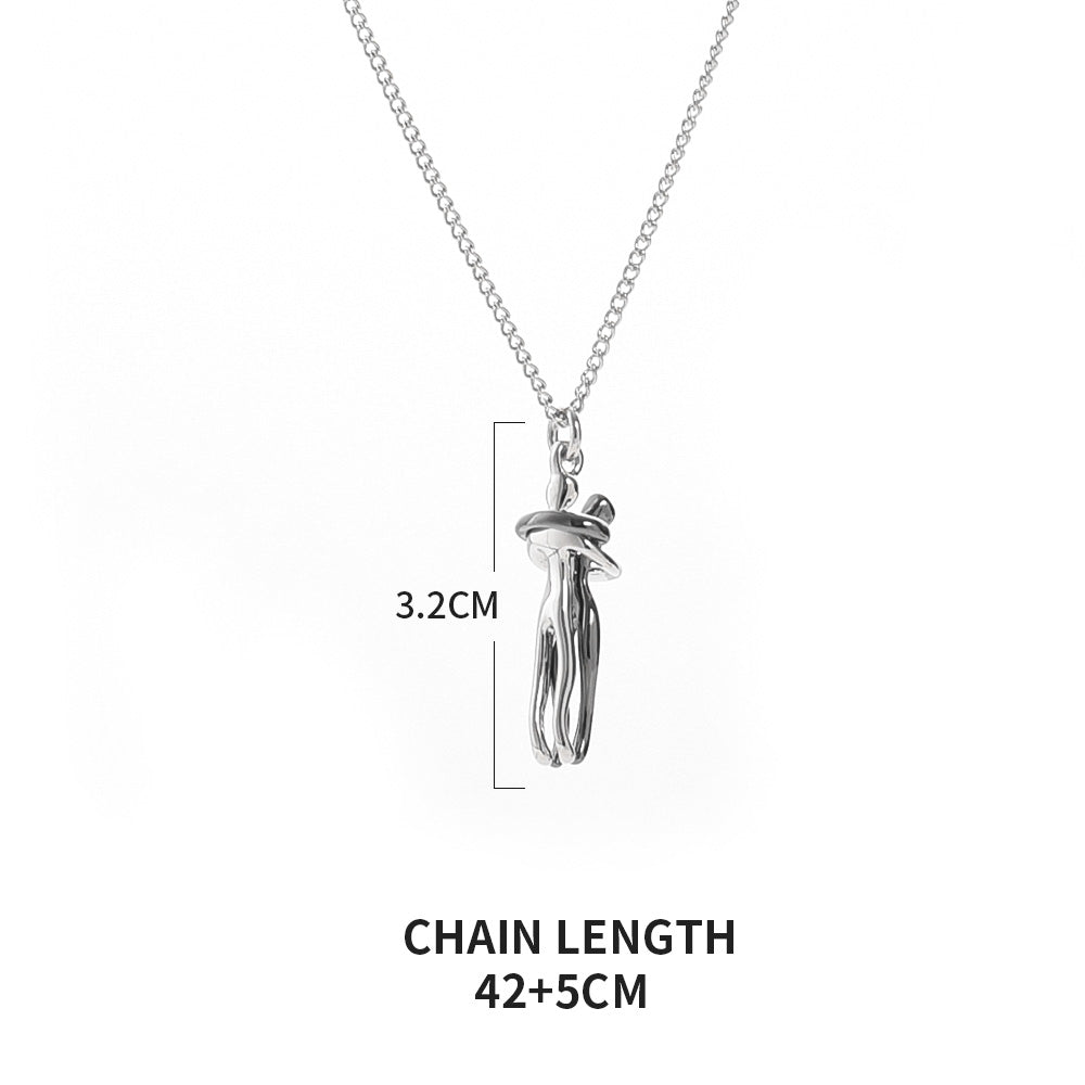 Collier Pendentif Couple - Symbole d'Amour Unisexe