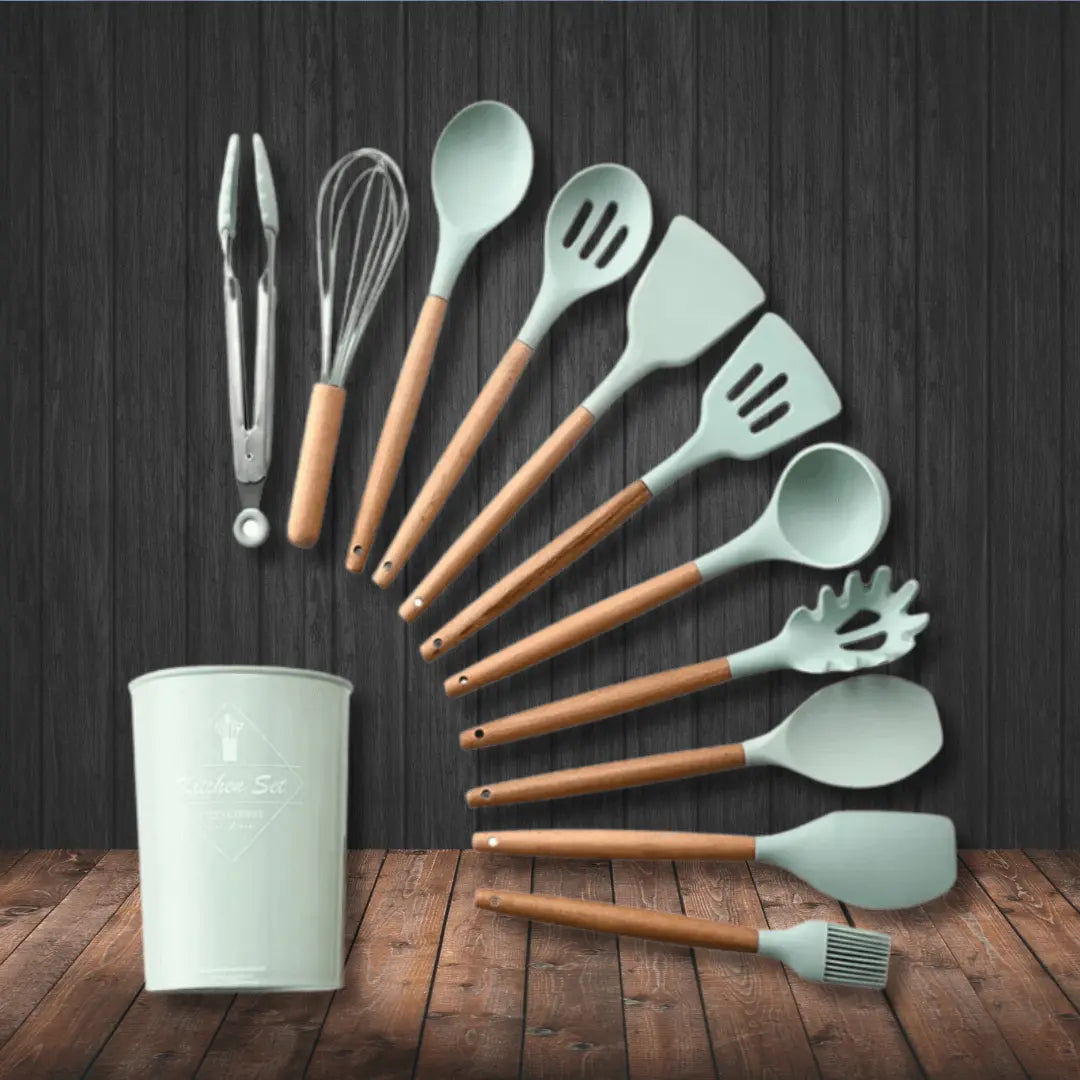 FlexiChef – Set Ustensiles Cuisine Silicone Durables