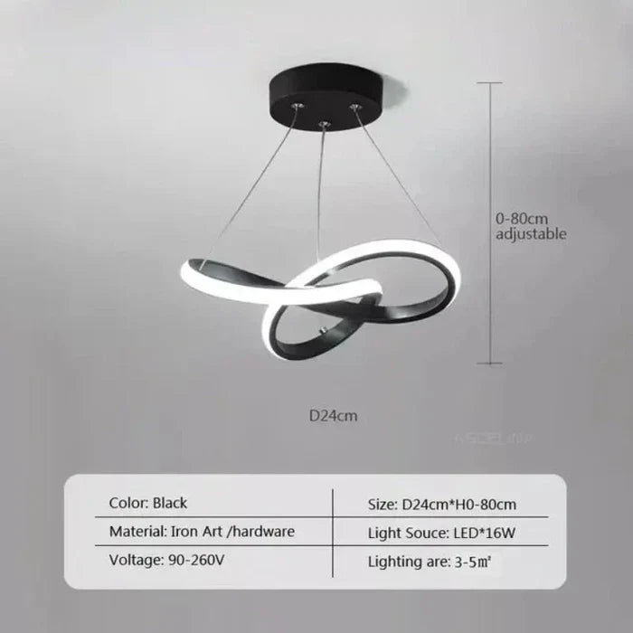 WaveGlow Ceiling Light – Plafonnier LED Stylé