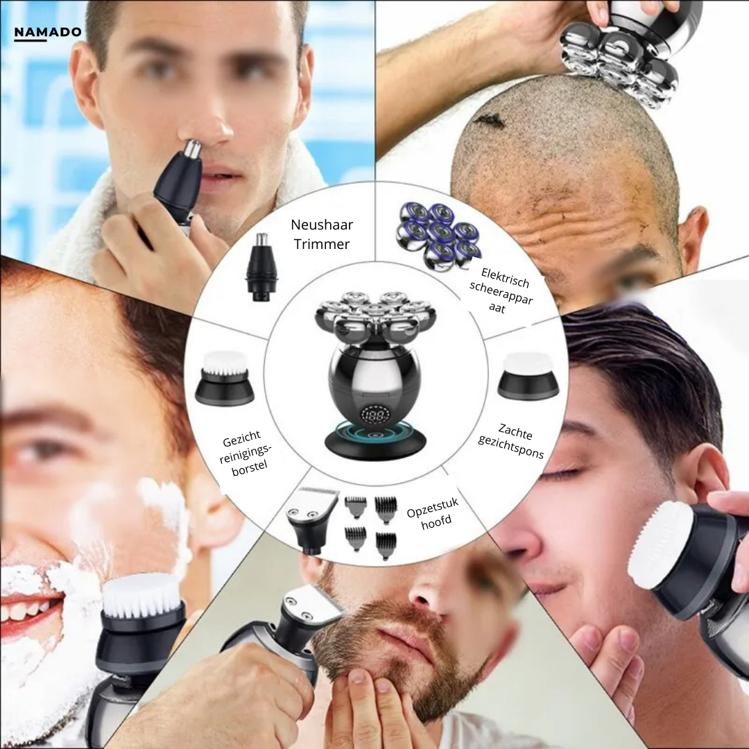 FlexiShave Pro – Rasoir Électrique 7D Luxe