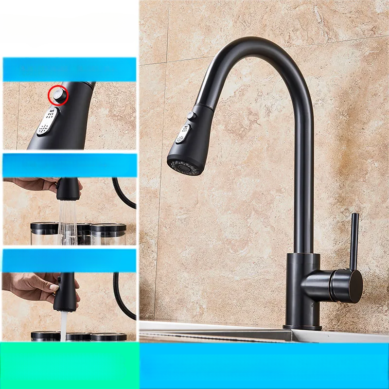 FlexiStream - Robinet de cuisine intelligent avec bec flexible