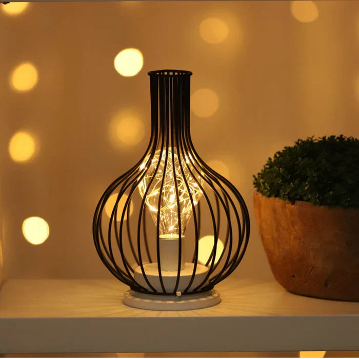 LumiGris - Élégante Lampe de Table pour Intérieur