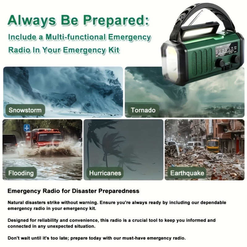 SurvivorPower - Radio d'Urgence Durable Multifonction