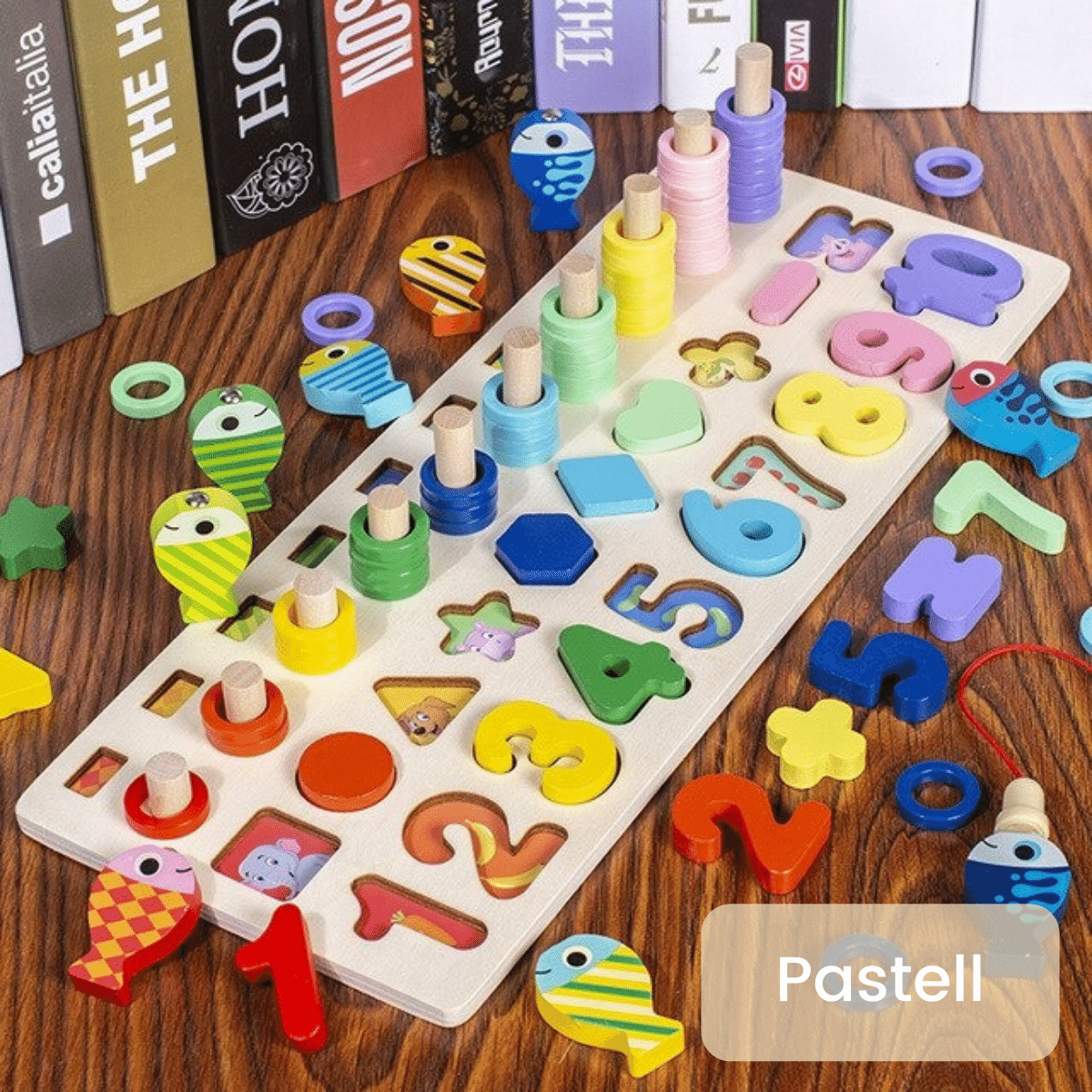 Wooden Montessori Board – Stimule la Cognition