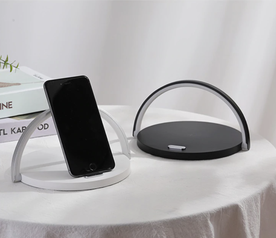Bowlight Design - Veilleuse 3-en-1 avec Chargeur Qi