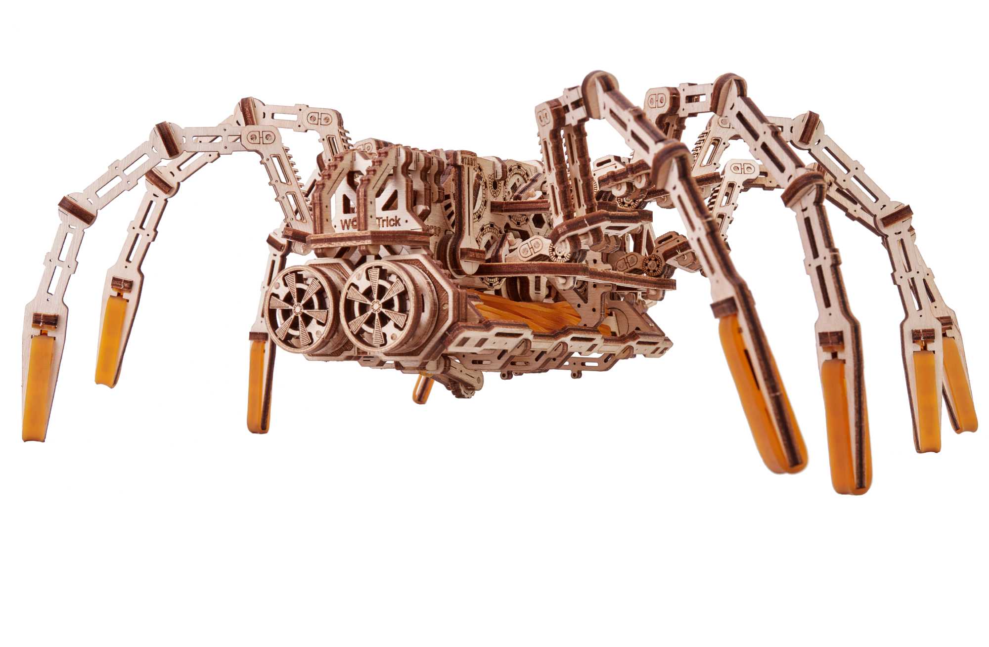 WoodCraft Spider Puzzle – Modèle Mécanique 3D