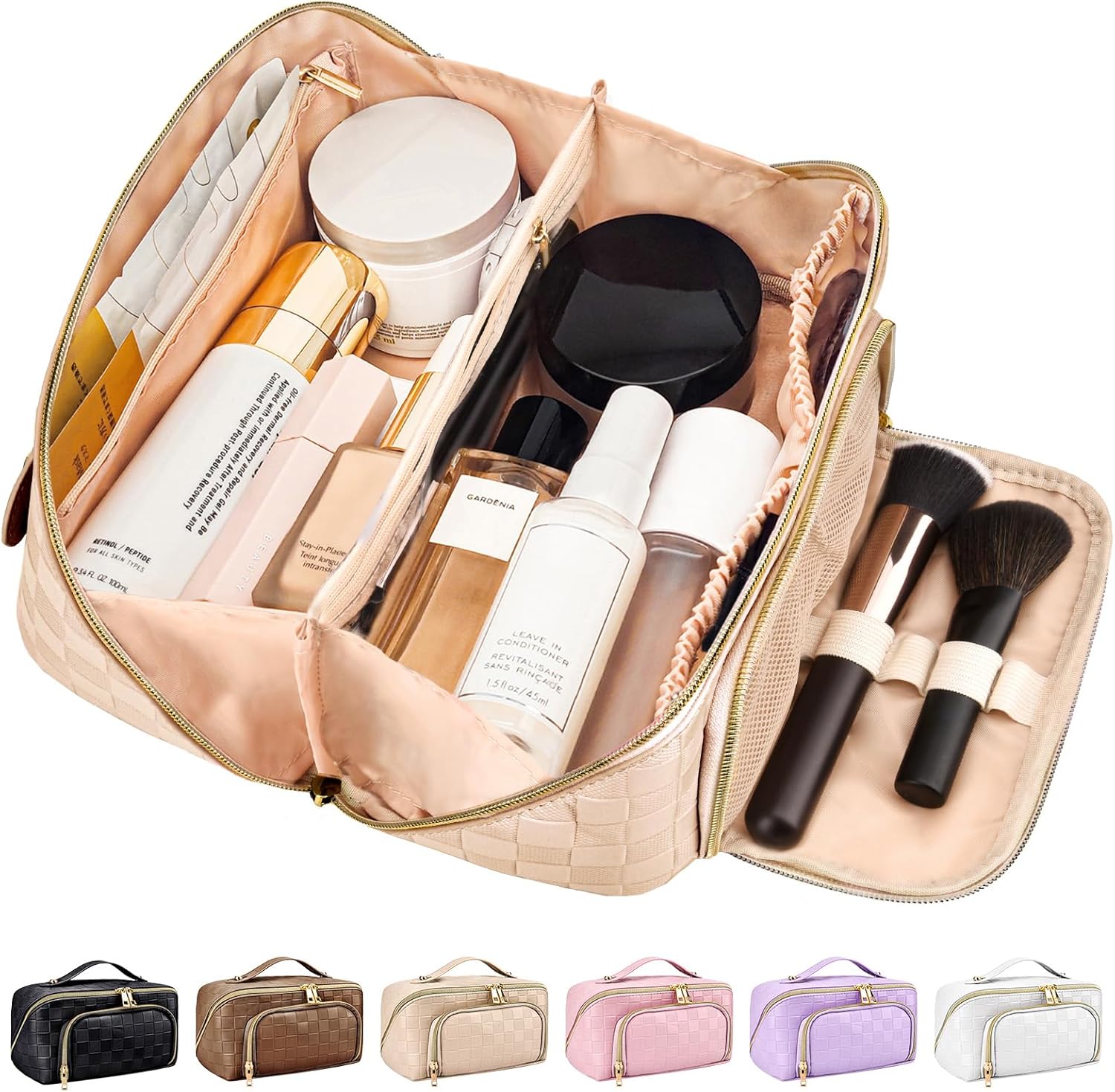 GlamBag - Trousse Maquillage Imperméable Grande Capacité