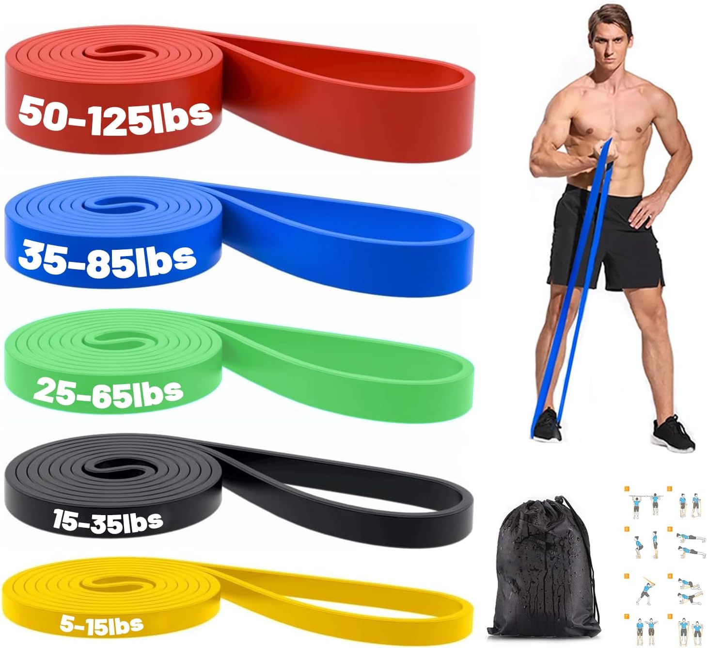 ResistFlex - Set Bandes de Résistance pour Entraînement