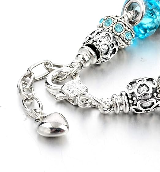 Ocean Charm - Bracelet à breloques marines argentées