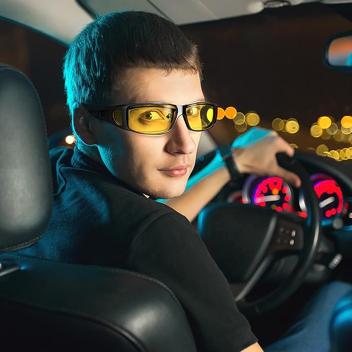 NightVision - Lunettes Polarisées pour Conduite Nuit