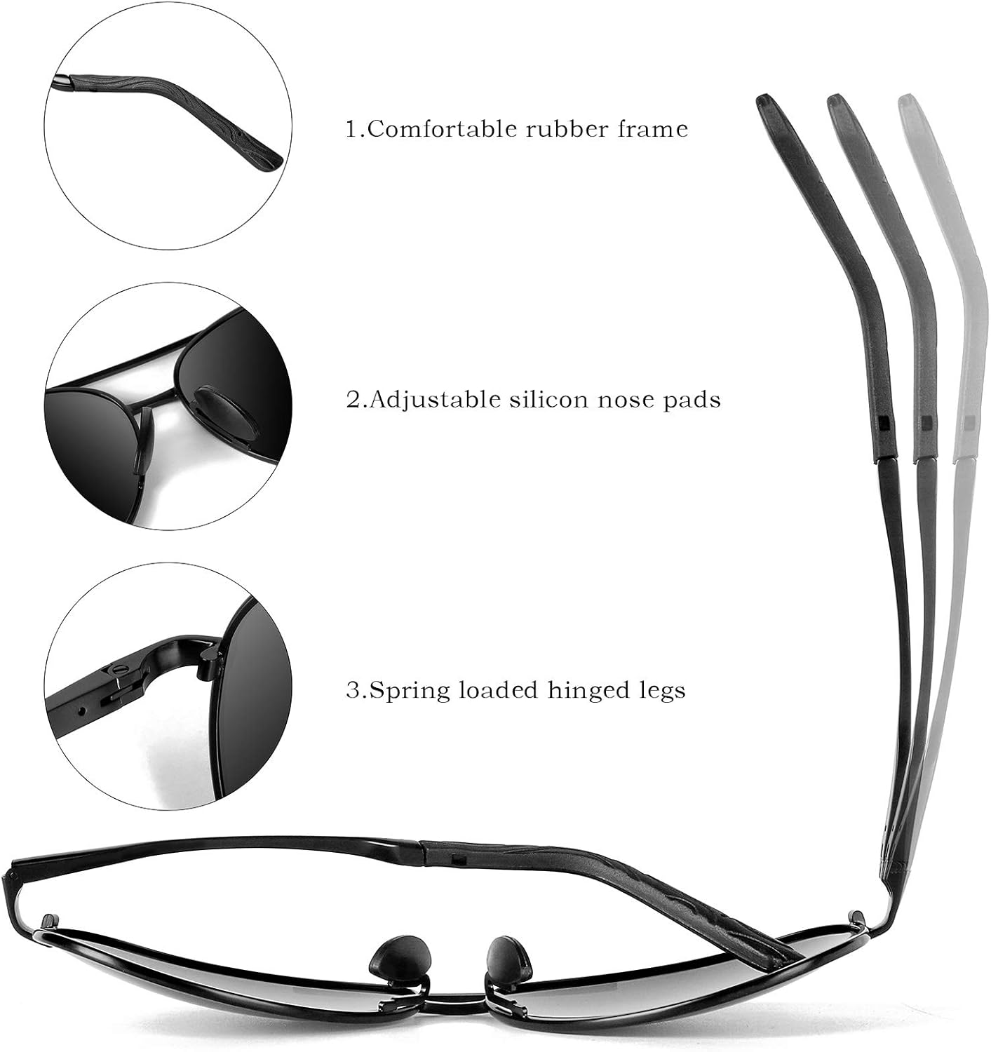 Joey – Lunettes Aviateur Polarisées Luxe