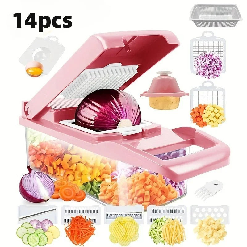 SliceMaster - Coupe-légumes multifonction 14 pièces