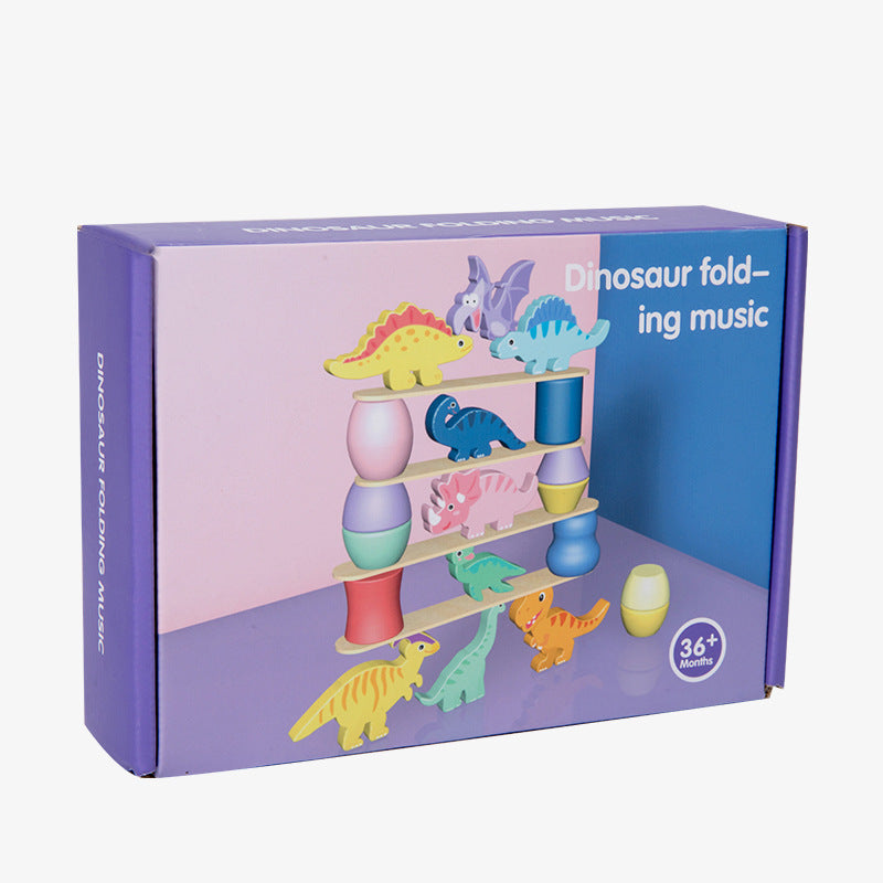DinoStack Game – Jeu d'Empilement Créatif Dinosaures