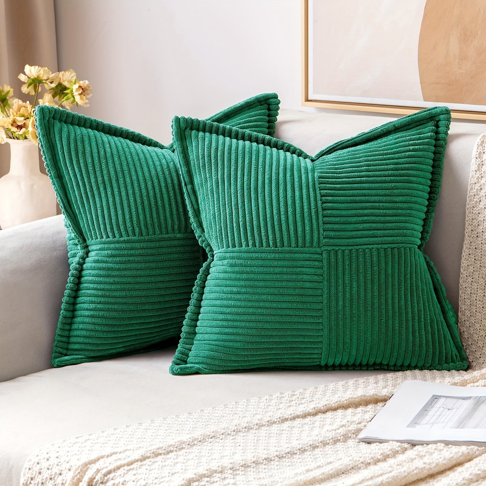 CozyNest - Housse de Coussin Élégante pour Canapé et Chambre