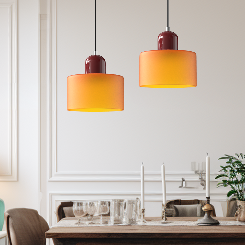 Créavia – Suspension en Verre Créatif Bauhaus | Élégance et Design pour un Intérieur Raffiné