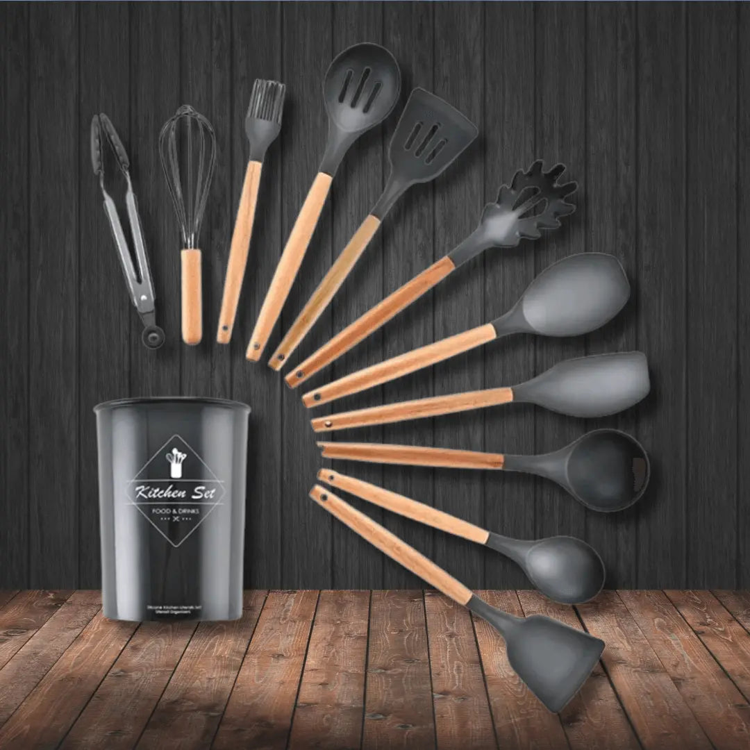 FlexiChef – Set Ustensiles Cuisine Silicone Durables