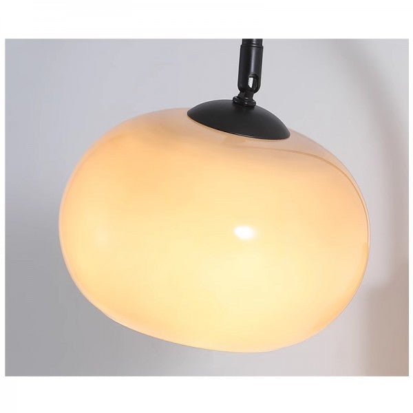 Orbite - Applique Murale Élégante en Verre Kaki