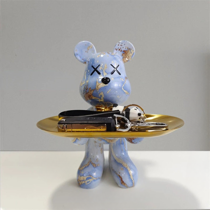 BearArt - Sculpture d'ours élégante pour la décoration intérieure