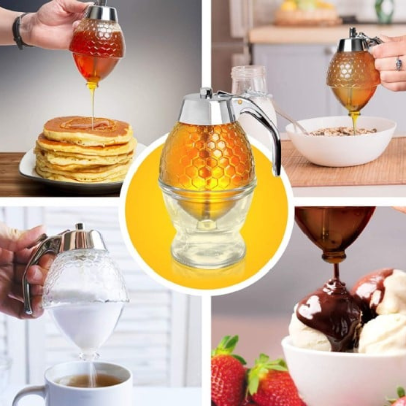 HoneySaver - Distributeur de miel élégant et pratique