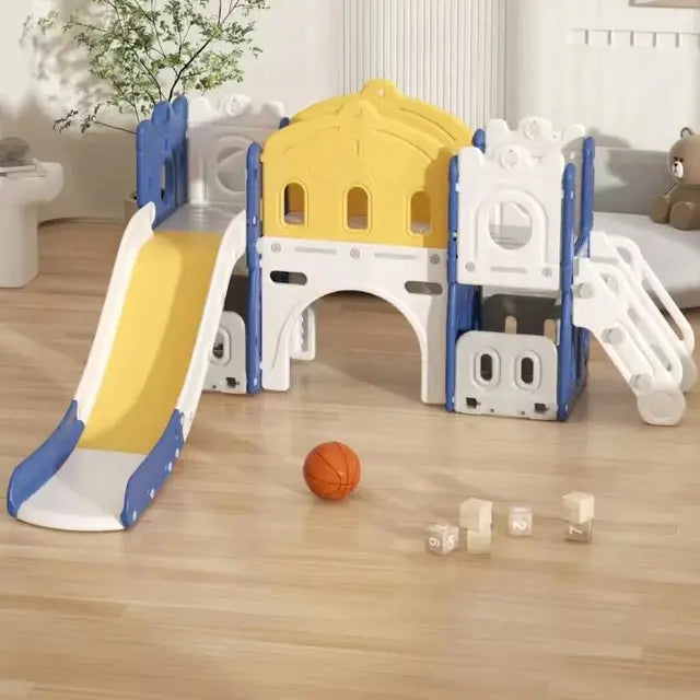 Mini Play Haven – Toboggan & Balançoire Enfant