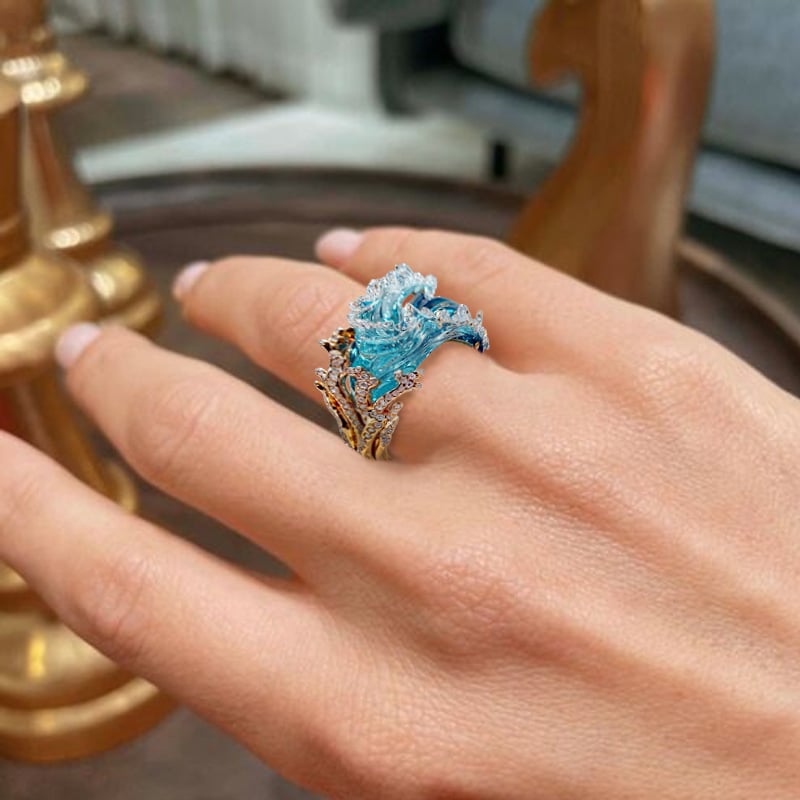 OceanSpirit - Collier maritime élégant or et argent