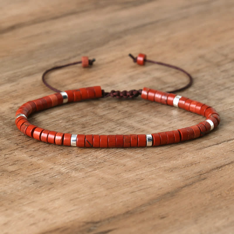 Seraphina - Bracelet tressé en pierres naturelles 2,4 mm