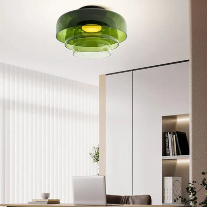 Nordéa – Lampe en Verre Design Nordique | Élégance Atmosphérique pour Tous les Espaces