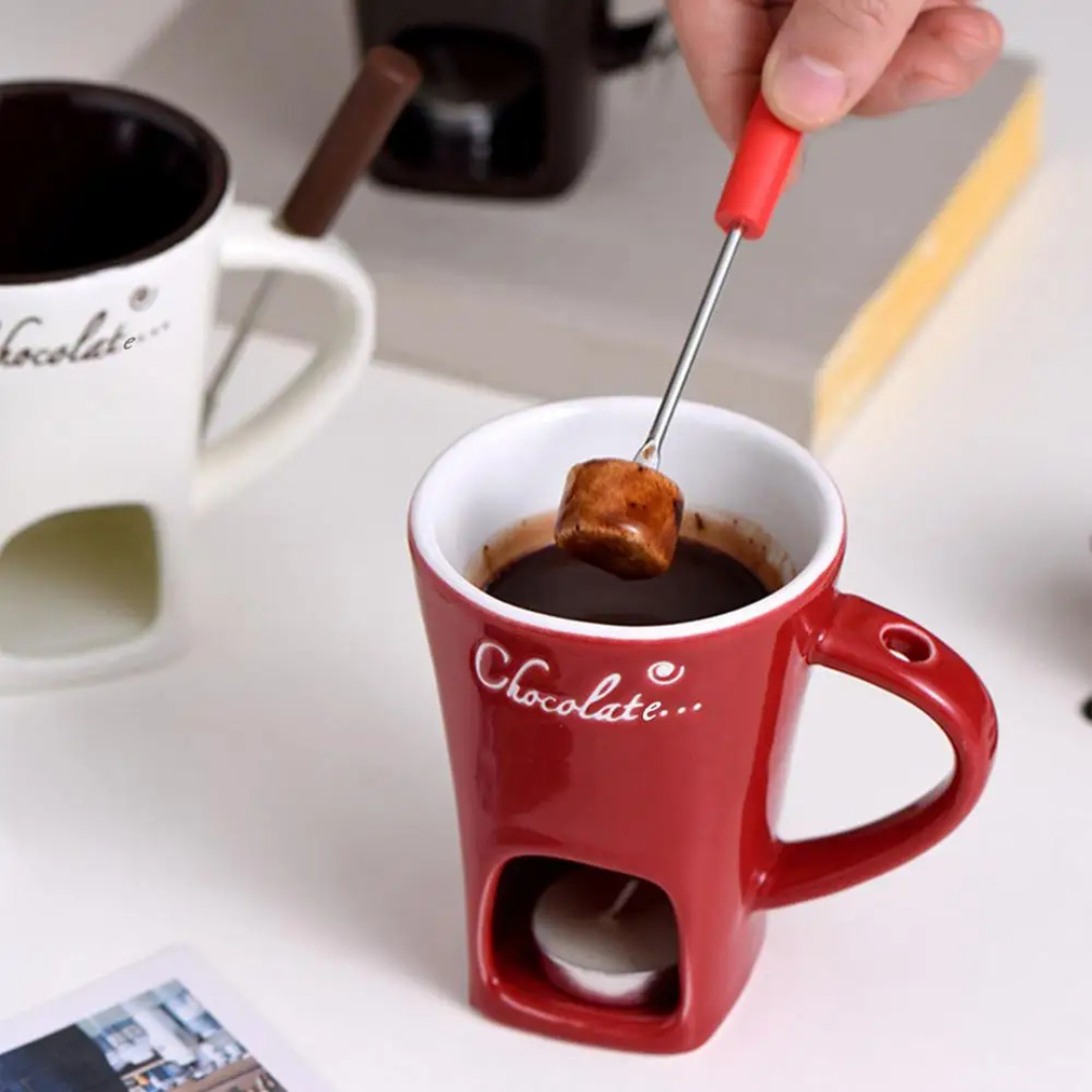 ChocoFondue - Bol Élégant pour Chocolat et Fromage Fondus