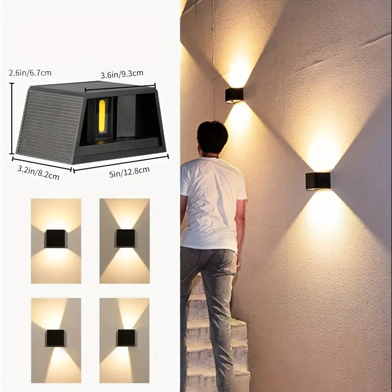 Applique Solaire LED Pro - Éclairage de jardin sans fil et automatique