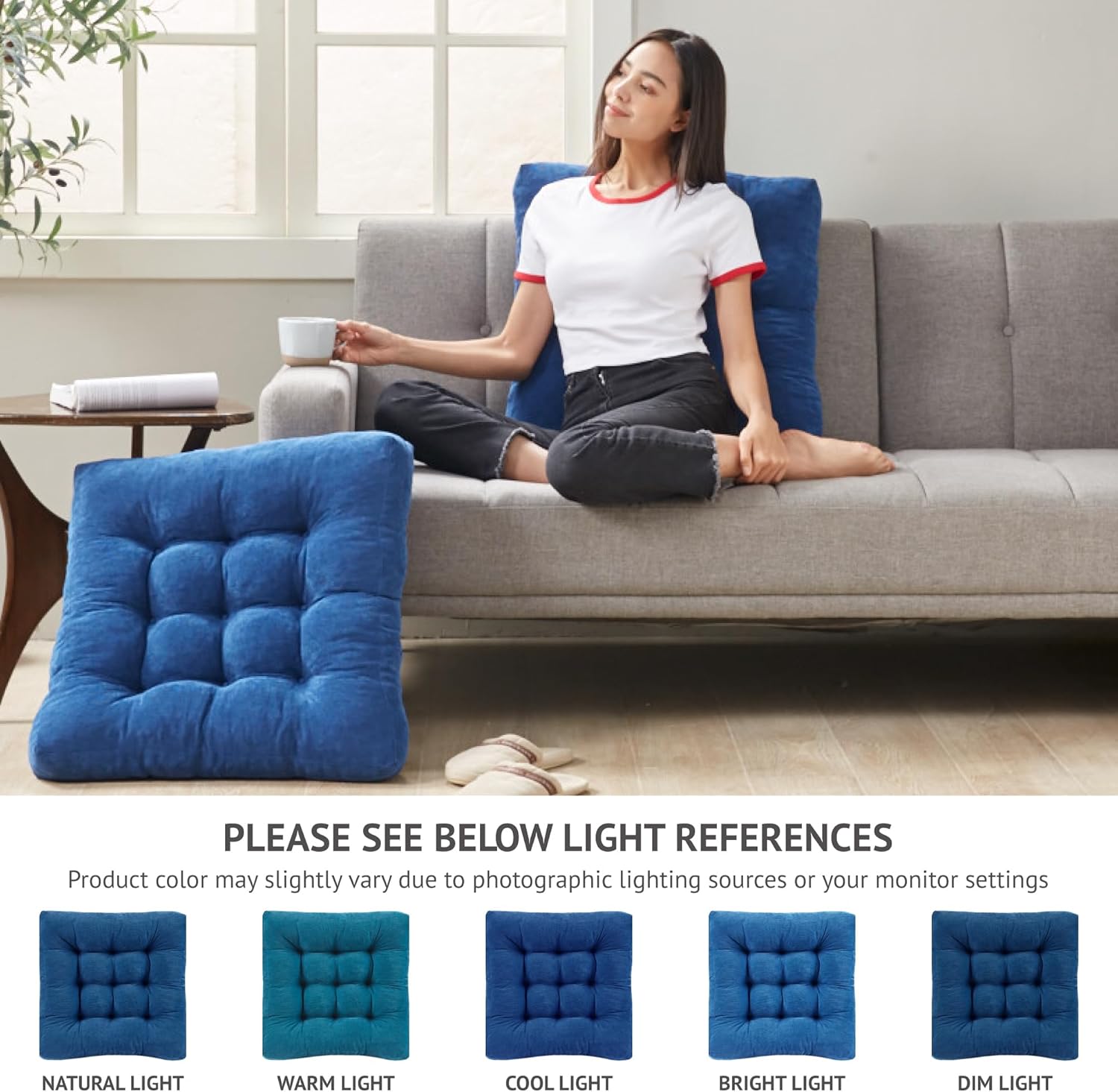 ZenCushion – Set de 2 Coussins Méditation Luxueux