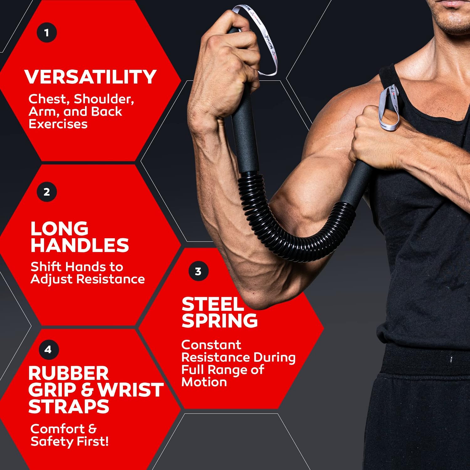 PowerTwist – Barre d'Entraînement Haut du Corps