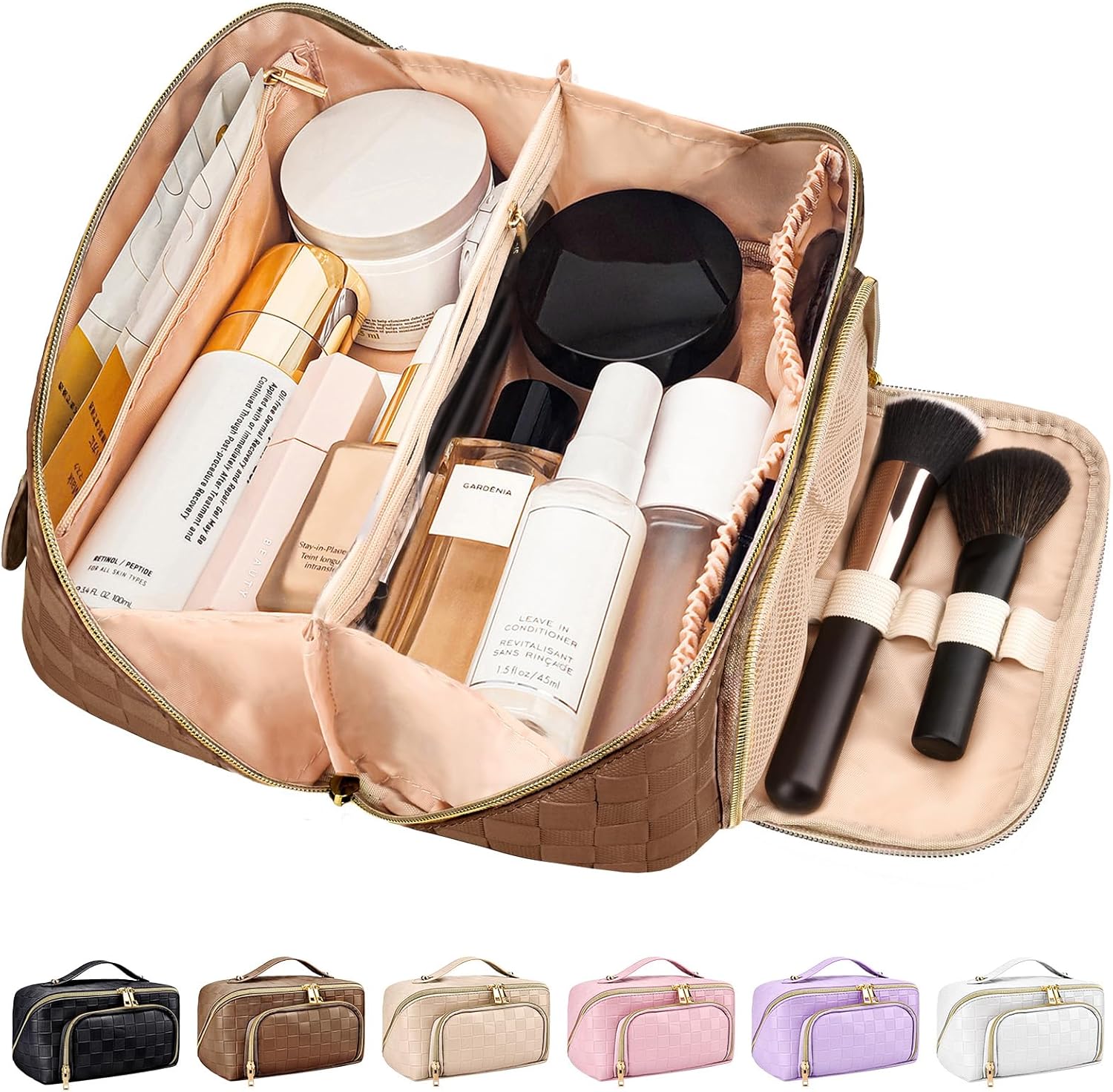 GlamBag - Trousse Maquillage Imperméable Grande Capacité