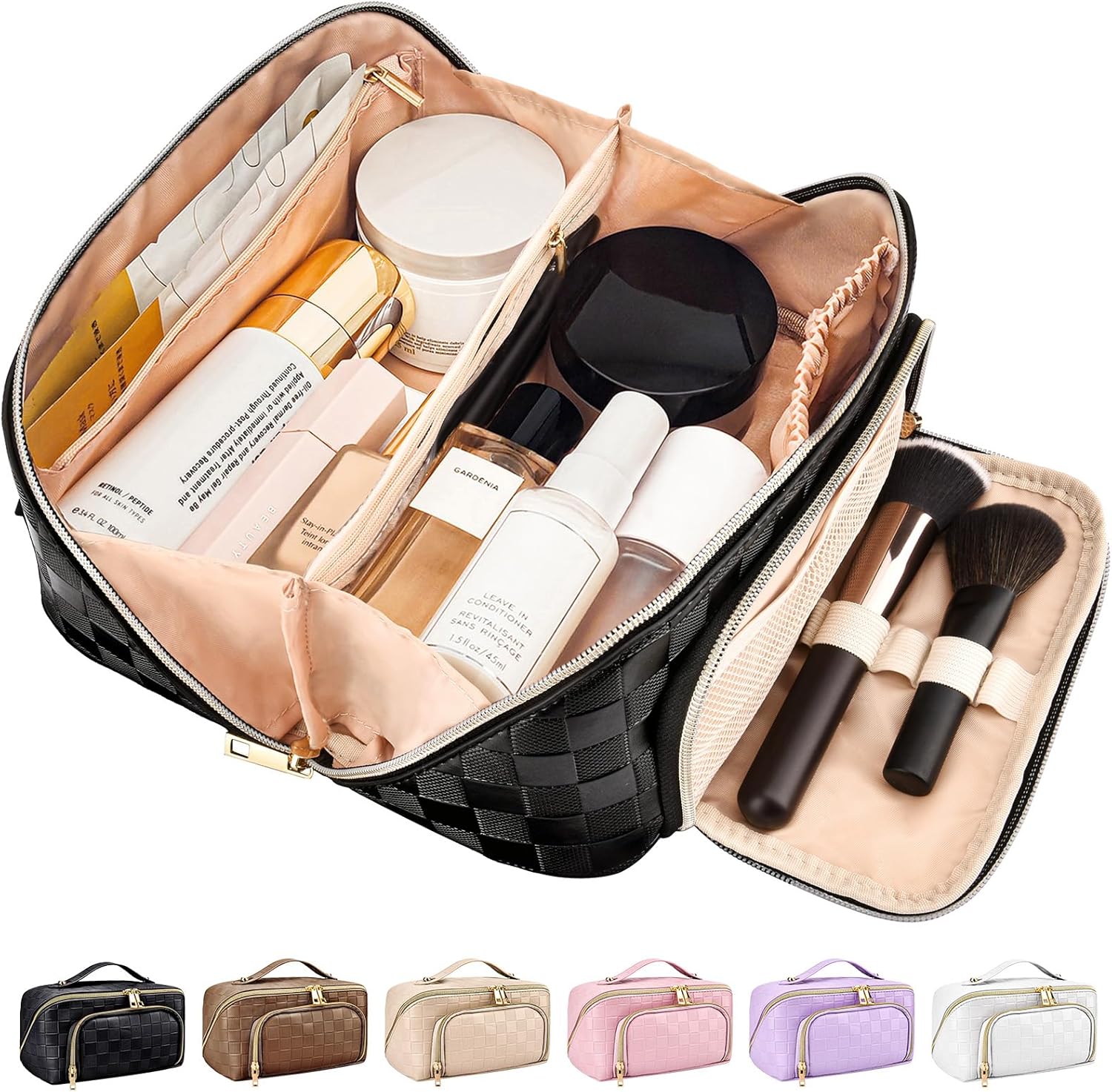 GlamBag - Trousse Maquillage Imperméable Grande Capacité